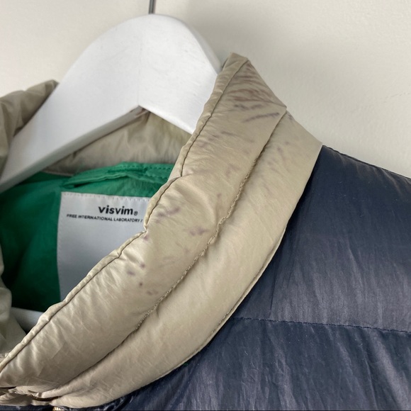 Visvim Insulator Down Vest Multicolor Men's Size Medium - Picture 4 of 9